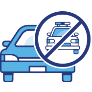 No-traffic-violations icon
